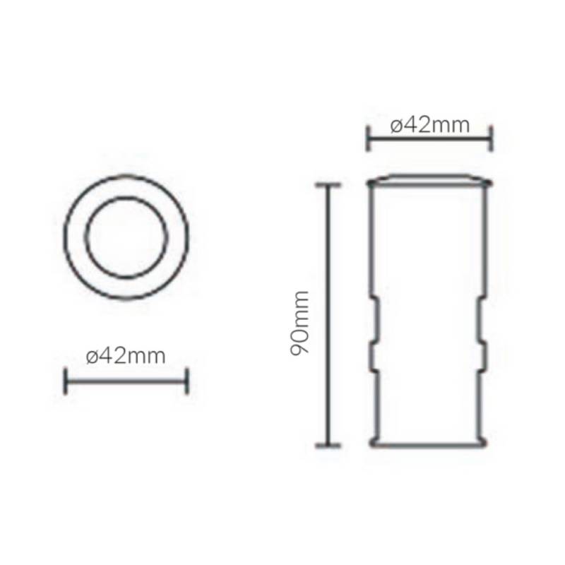 Deck Light 24V DC 316 Stainless Steel Aluminium 4000K - VBLUP-200-24V-4K