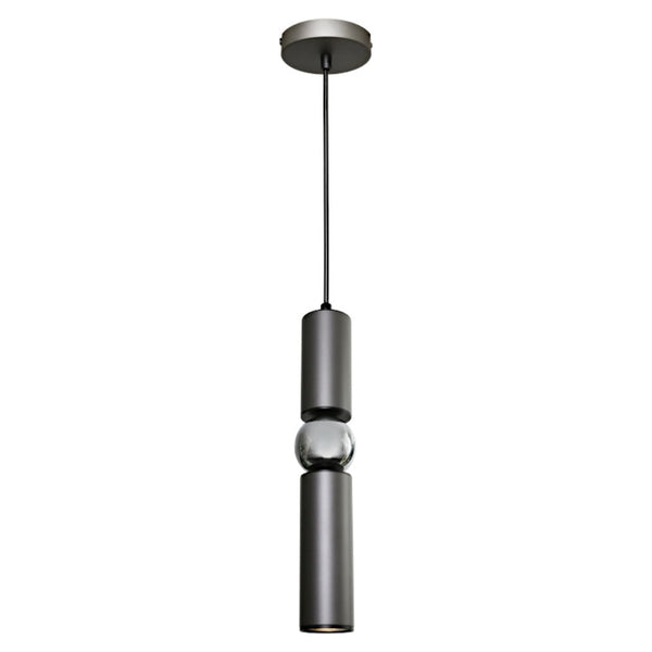 Rolo Mini Pendant Light Charcoal / Chrome - ROLO1PCCH