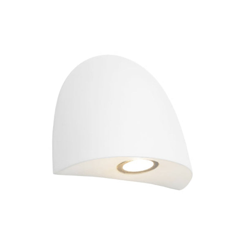 Mora Exterior Wall Light White 3CCT - MORA1EWHT