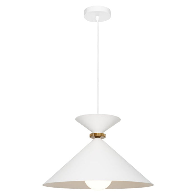 Julia Large Pendant Light White - JULI1PLWHT