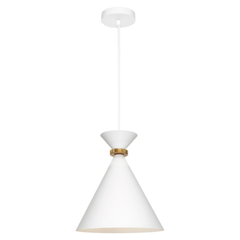 Julia Small Pendant Light White - JULI1PSWHT