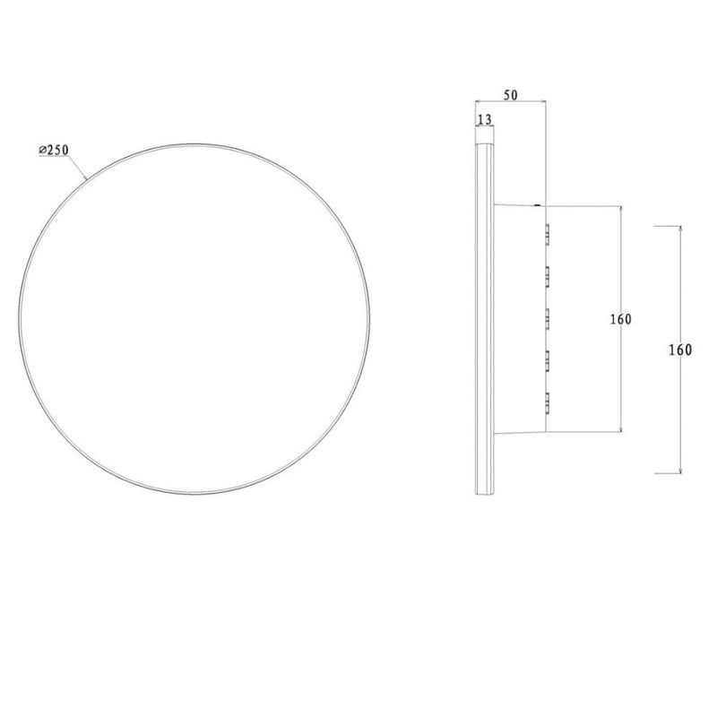 AFFINITY Exterior Wall Light 15W White 3CCT - 	SE7360TC/WH