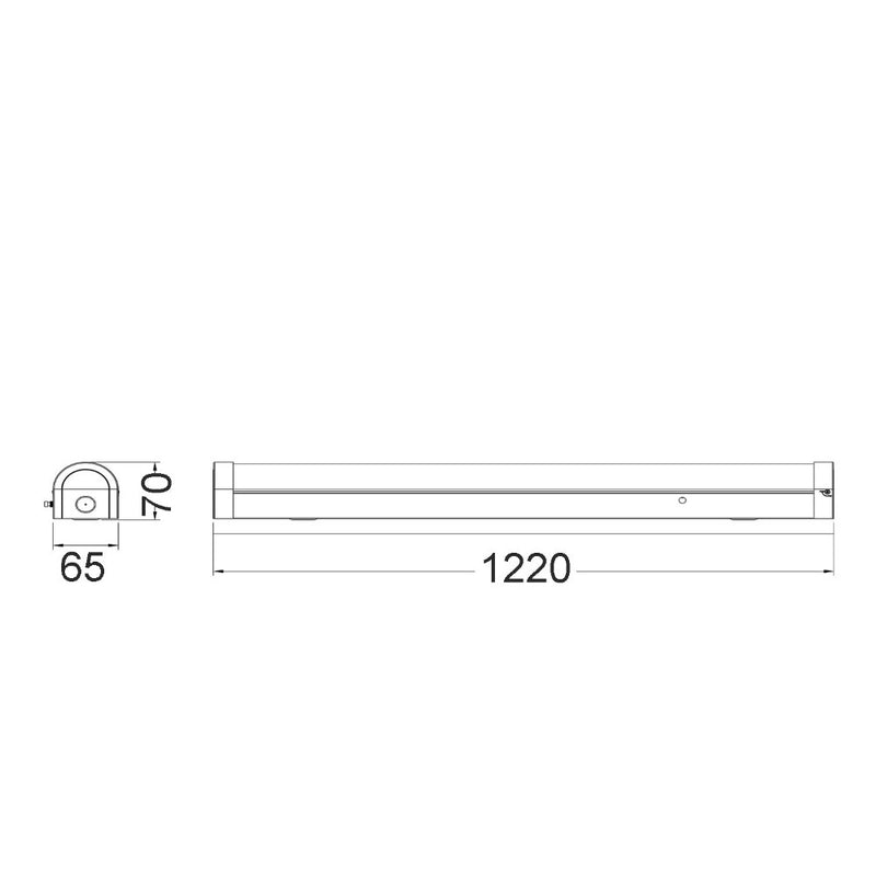 BAT LED Batten Light L1220mm White 3CCT - BAT002