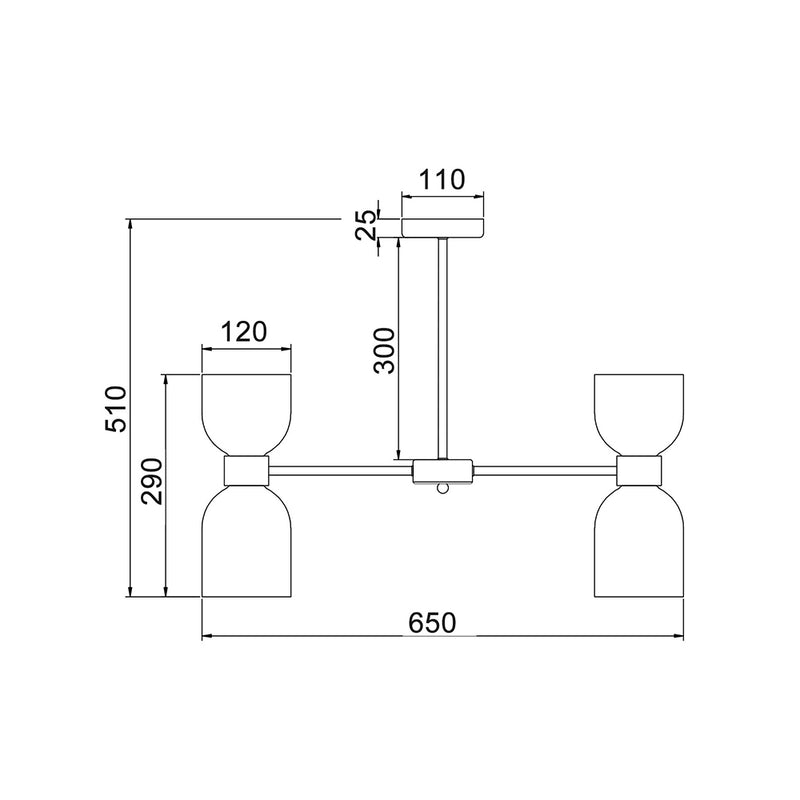 CLESSIDRA Ellipse Pendant 12 Lights Chrome Smokey - CLESSIDRA3