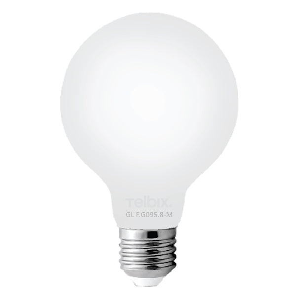 LED Globe ES 240V 8W Opal Glass 3000K - GL F.G095.8-M83D