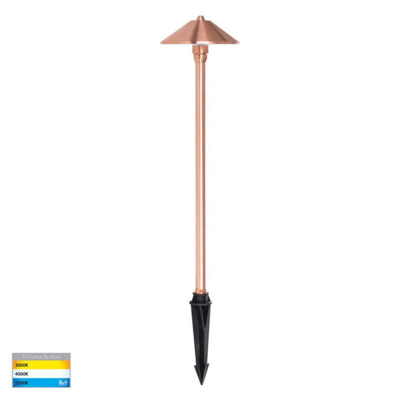 Polari Pathway Light 12V DC Solid Copper 3CCT - HV1452T-CP