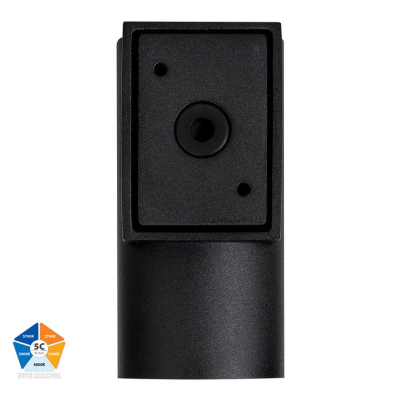 Aries Exterior Wall Light Fixed Black Aluminium 5CCT - HV3625S-ALUBLK