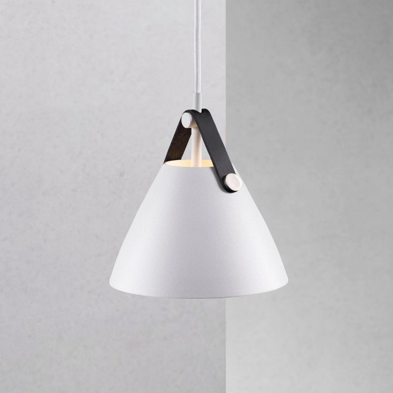 Strap Pendant Light W165mm White Metal - 84303001