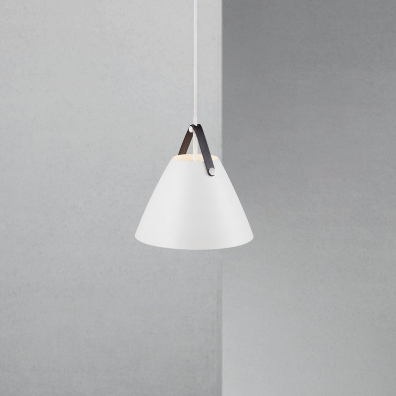 Strap Pendant Light W270mm White Metal - 84333001