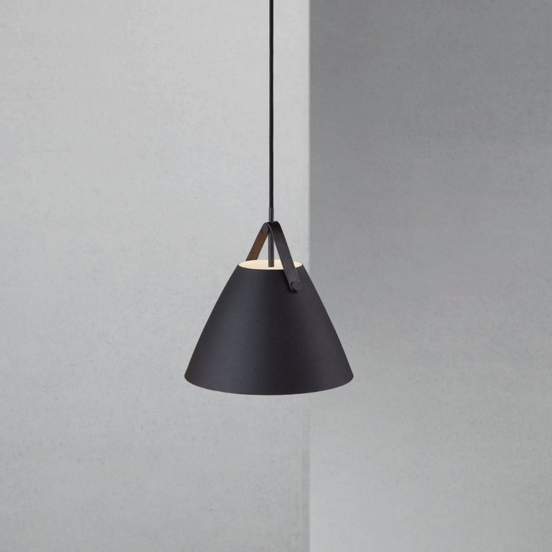 Strap Pendant  Light W270mm Black Metal - 84333003