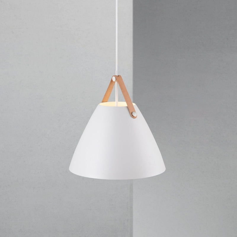 Strap Pendant Light W360mm White Metal - 84343001