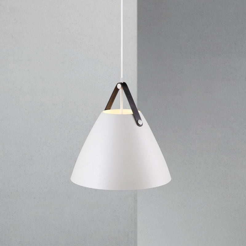 Strap Pendant Light W360mm White Metal - 84343001