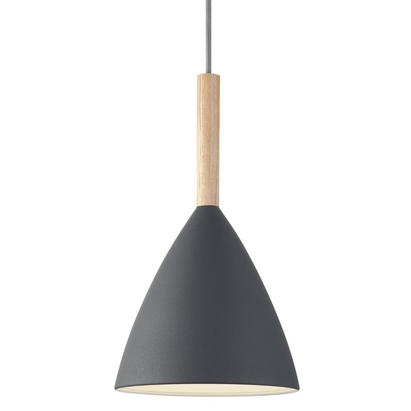 Pure Pendant Light W200mm Grey Metal - 43293010