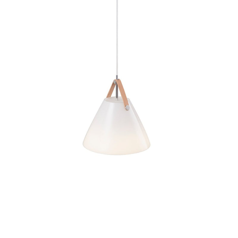 Strap Pendant Light W270mm Opal white Glass - 84313001