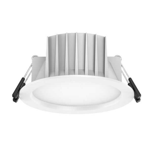 Recessed LED Downlight W106mm White Plastic CCT - VBLDL-185-1-CCT-PACK