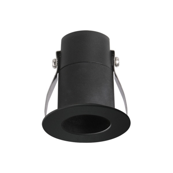 Recessed LED Downlight W45mm Black 3000K - VBLDL-370-4-30