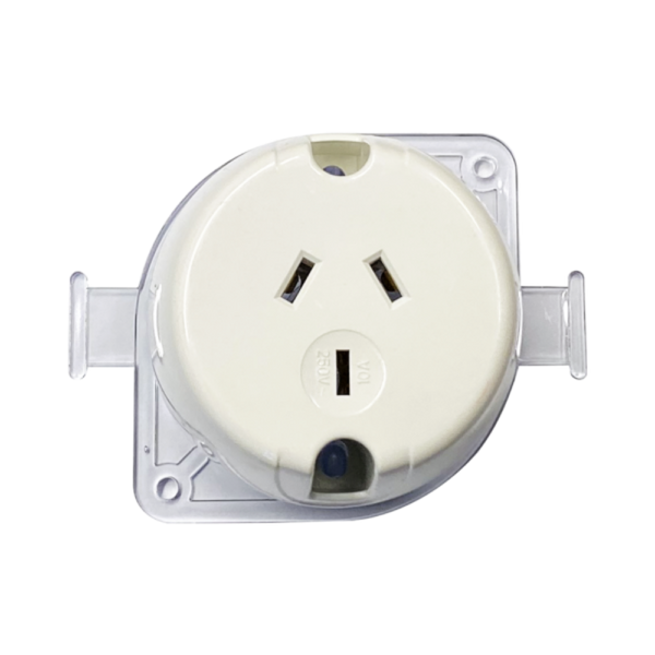 Single Surface Socket 240V White - VBSS1