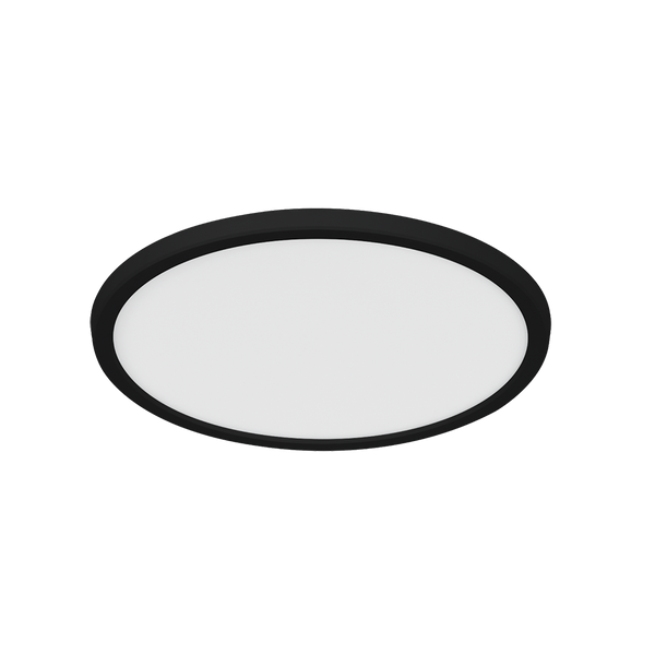 Ultrathin LED Oyster Light W294mm Black Polycarbonate 3CCT - 181005BK