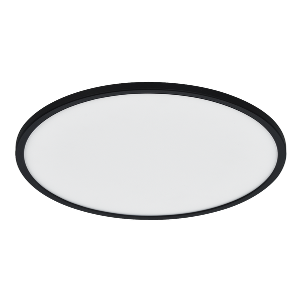 Ultrathin LED Oyster Light W424mm Black Polycarbonate 3CCT - 181006BK