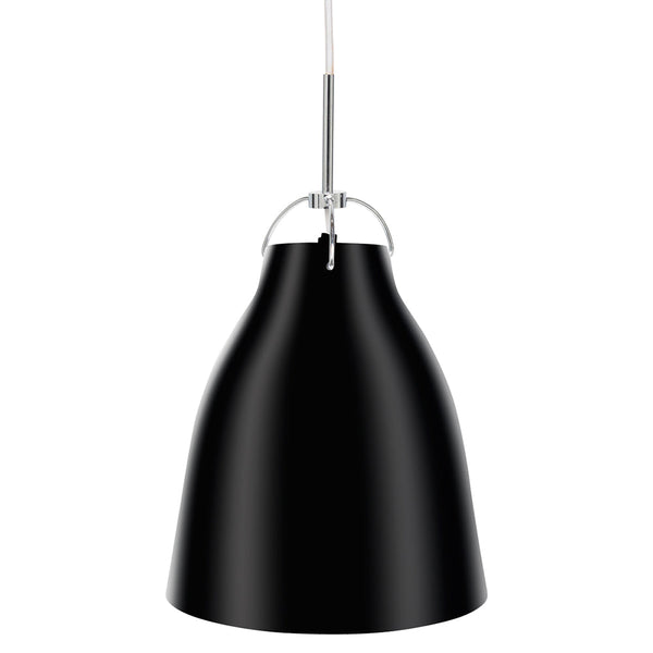 Buy Pendant lights australia - Finn 250mm Gloss Metal Pendant Black - 18675/06