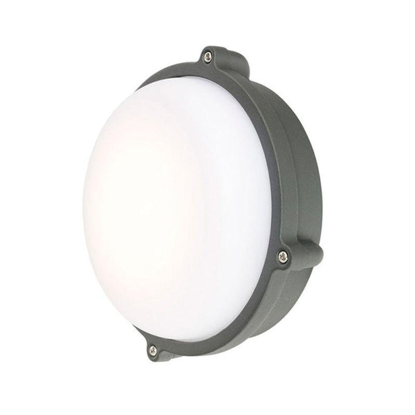 Delatite LED 10W Round Bunker-Charcoal - 19692/51