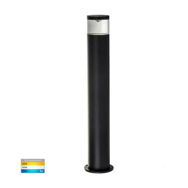 Highlite Bollard Light Black Aluminium 3CCT- HV1601T-BLK