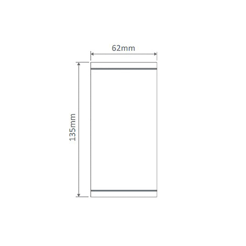 Alpha Surface Mounted Downlight H135mm White Aluminium - 19811