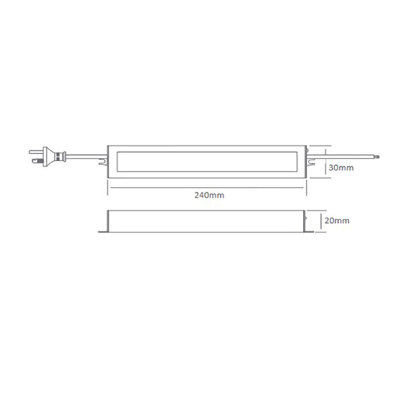 Slim LED Driver 12V 80W - 20180