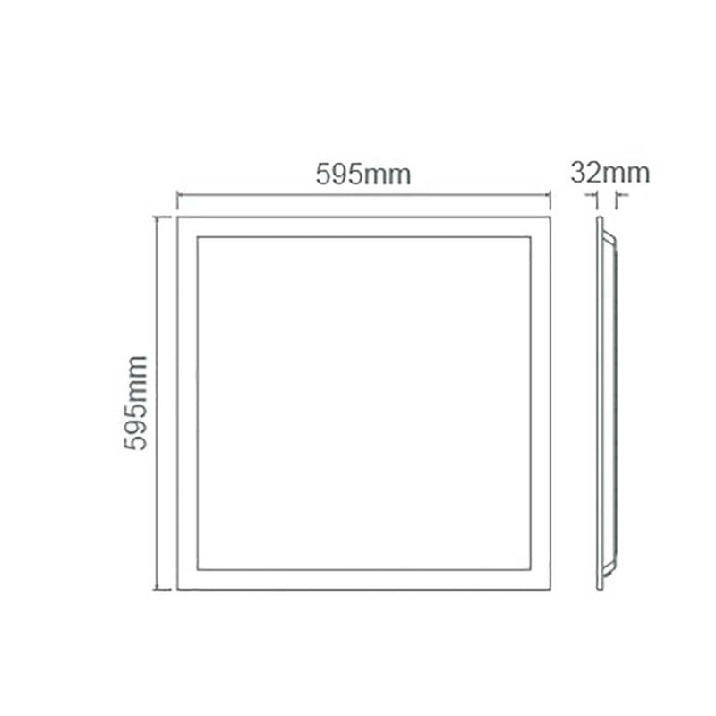 Square LED Panel Light 36W 3CCT / DALI - 21648