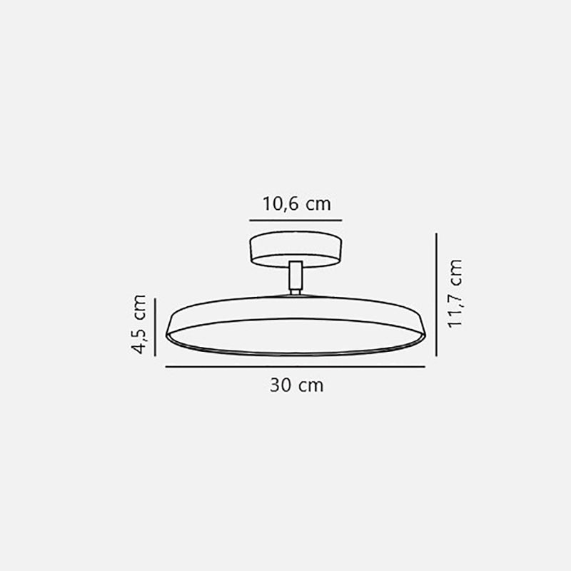 Kaito Adjustable Flush Mount Light W300mm White Metal 3000K - 2220516001