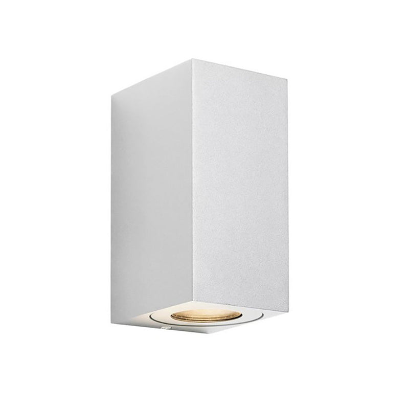 Canto Square Up & Down Wall 2 Lights White Aluminium - 49731001