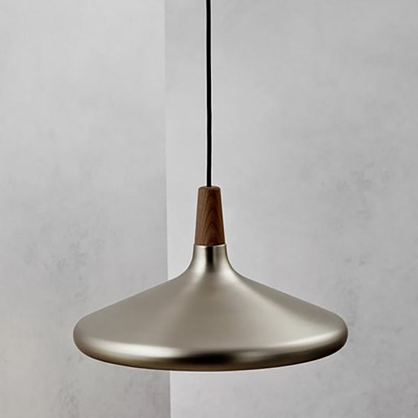 Nori Pendant Light W390mm Brushed Steel Metal - 2120823032