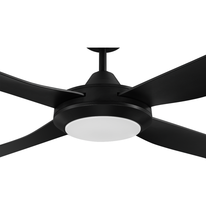 Bondi 52" LED 20W AC ABS Ceiling Fan Black - 203627