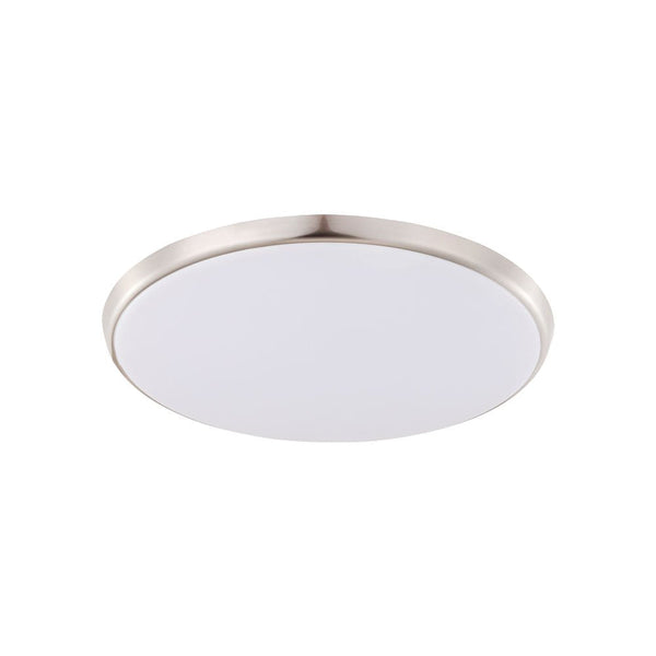 Ollie Oyster Light Satin Nickel & White 250mm - 203697