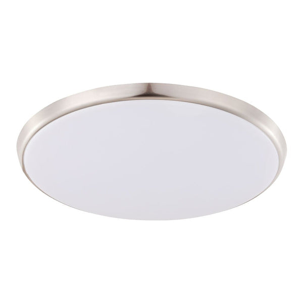 Ollie Oyster Light Satin Nickel & White 400mm - 203699