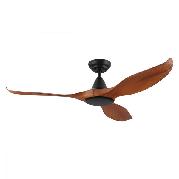 Noosa 52" DC Fan ABS Teak Finish & Black - 204113