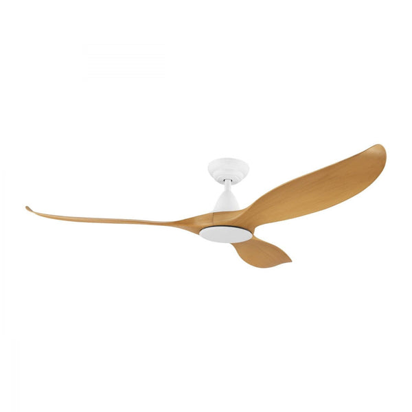 Noosa 60" DC Fan ABS Bamboo Finish & White - 204227