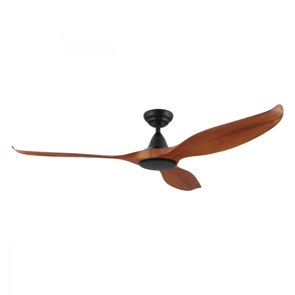 Noosa 60" DC Fan ABS Teak Finish & Black - 204228