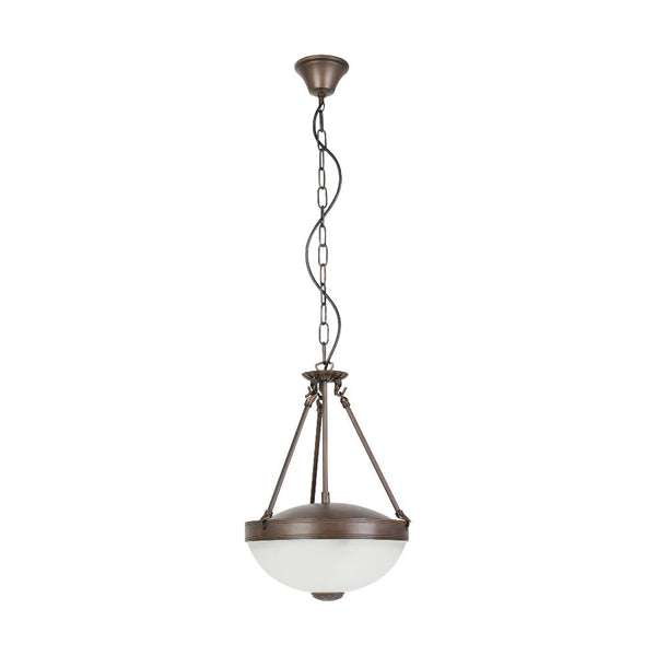 Savoy 2 Light Pendant Oil Rubbed Bronze / White - 204956