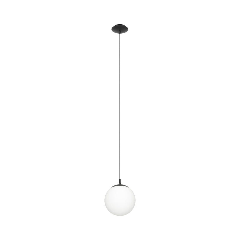 Rondo 1 Light Small Pendant Black / Opal Matt - 205008