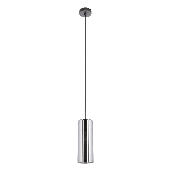 Selvino 1 Light Pendant Black Transparent - 205159N