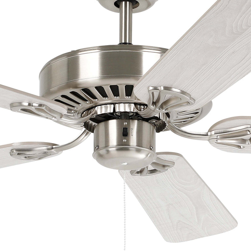 Waikiki 52" AC Fan Satin Nickel / Oak Blades - 20518108