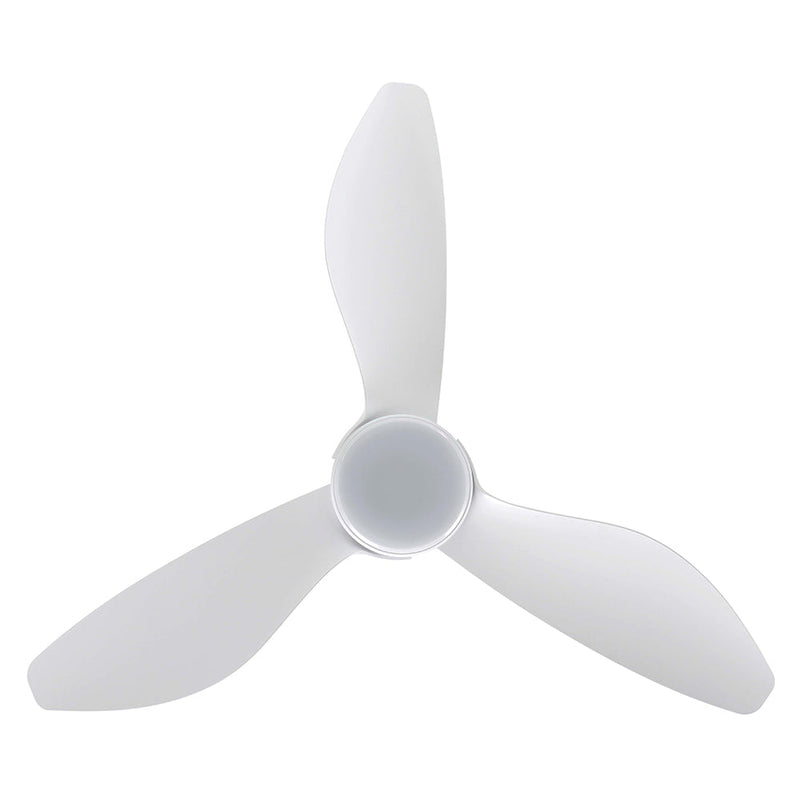 Torquay 48" DC Fan Matt White With 20W TRI Colour LED - 20522801