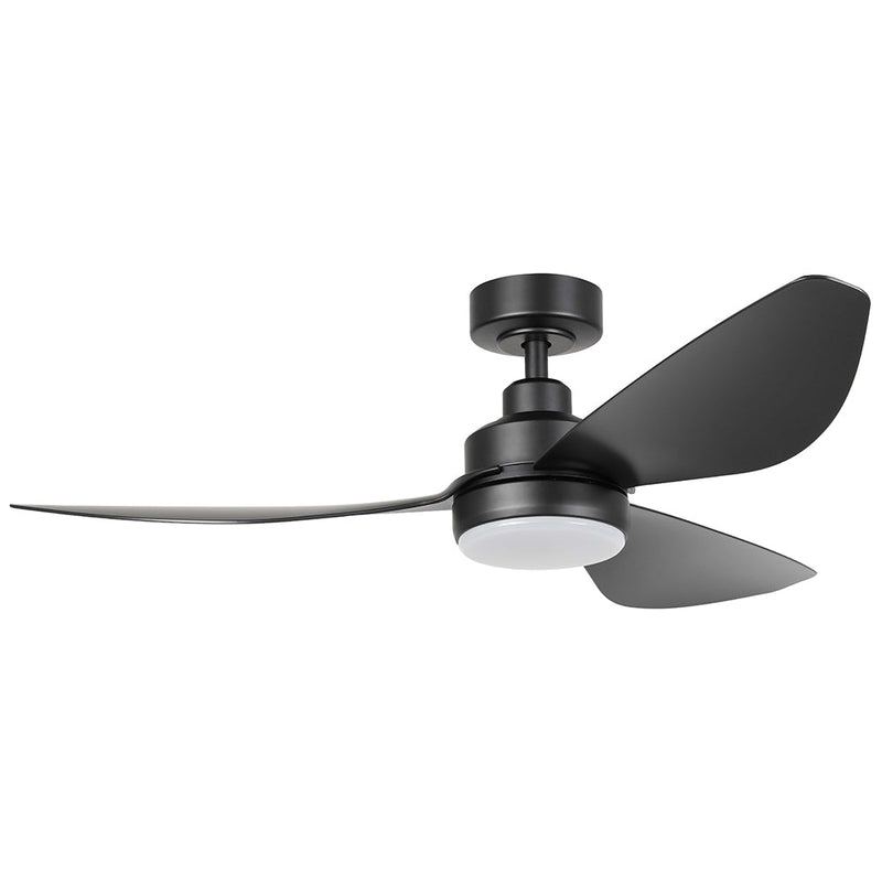 Torquay 48" DC Fan Matt Black With 20W TRI Colour LED - 20522802