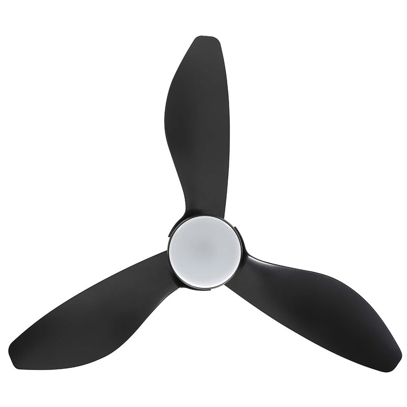 Torquay 48" DC Fan Matt Black With 20W TRI Colour LED - 20522802