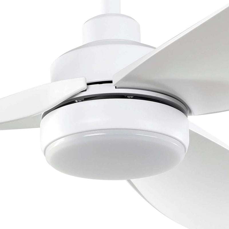 Torquay 56" DC Fan Matt White With 20W TRI Colour LED - 20523101