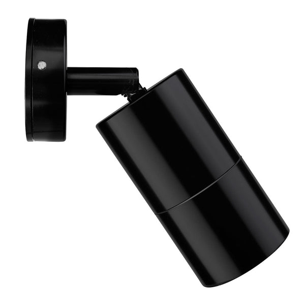 Seaford Adjustable Wall Light Anodised Black - 20597/06