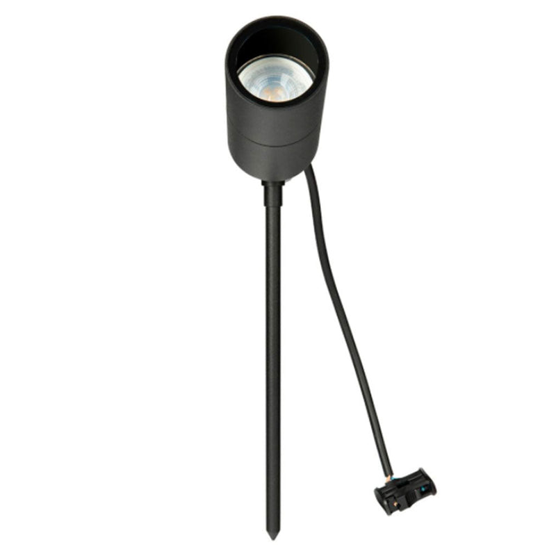 Seaford LED Spike Light 12V Black Aluminium 3000K - 21625/06