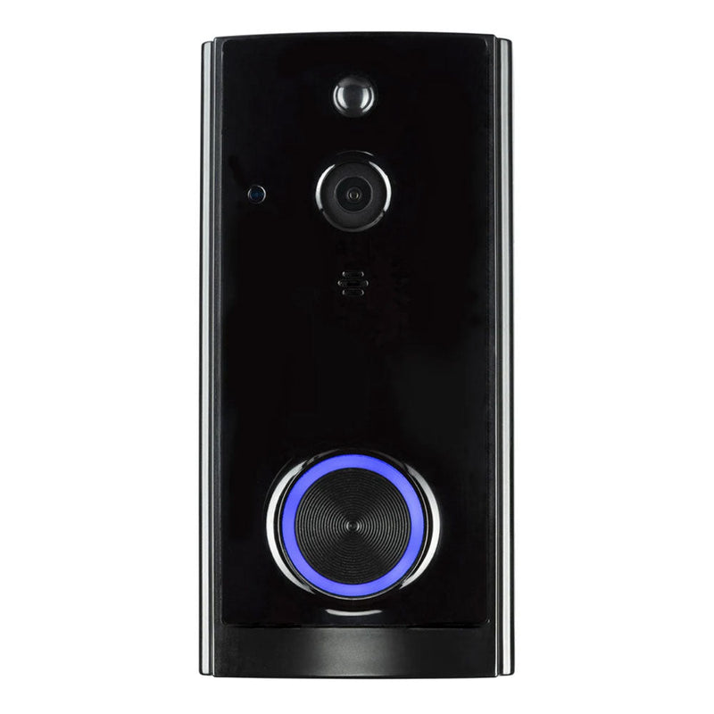 Smart Doorbell 24V Chime 240V Black Polycarbonate - 22163/06