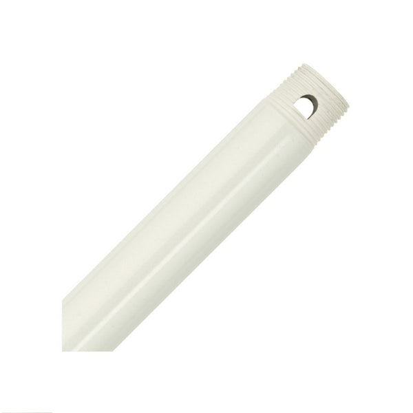 46cm ⌀ 19mm White Threaded Extension Down Rod - 22727